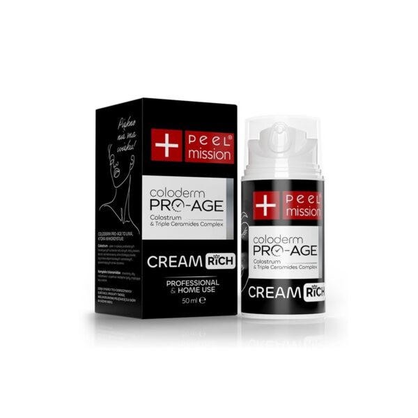 COLODERM PRO-AGE CREAM RICH krem z colostrum - naprawa i stymulacja dla cery suchej 50ml - Peel Mission
